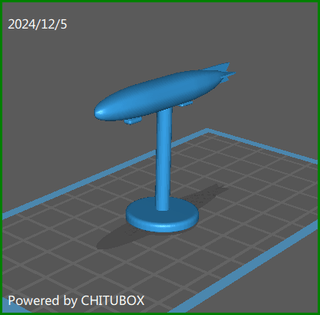 World War 1 Airship STL File for Download - Combat Miniatures