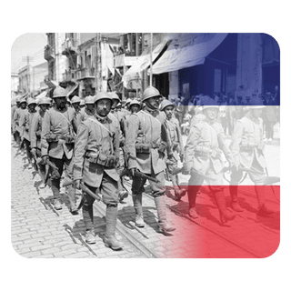 WW1 French Flag Mousepad - Combat Miniatures