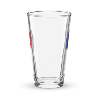 WW1 French Roundel Distressed pint glass - Combat Miniatures