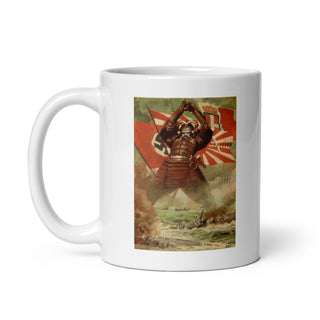 WW2 Axis Propaganda Poster White glossy mug - Combat Miniatures
