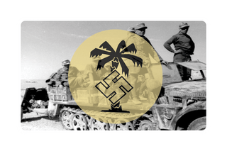 WW2 German Afrika Korp Combat Label - Combat Miniatures