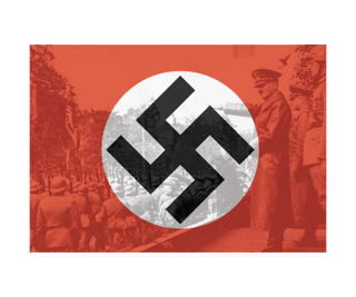 WW2 German National Socialist Flag Combat Label - Combat Miniatures