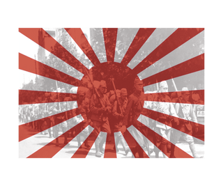 WW2 Imperial Japanese Army Flag Combat Label - Combat Miniatures