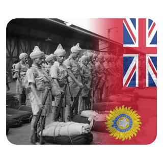 WW2 India Flag Mousepad - Combat Miniatures