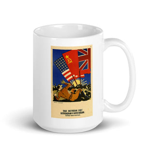 WW2 Soviet Era Propaganda Poster Mug - Combat Miniatures