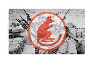 WW2 UK 7th Army Combat Label - Combat Miniatures