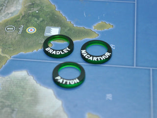 WW2 US General Unit ID Acrylic Markers (x3) - Combat Miniatures