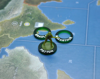 WW2 US General Unit ID Acrylic Markers (x3) - Combat Miniatures