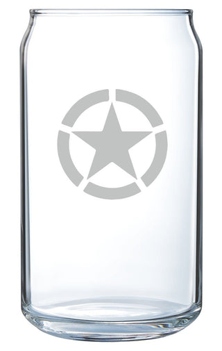 Your Choice Laser Etched Beer Can Glass - Combat Miniatures