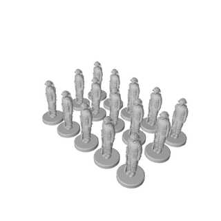 1/72 3D Printed Canadian Infantry (x15)