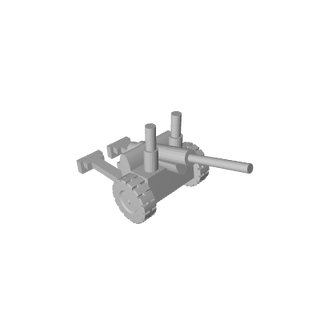 3D Printed BL 5.5inch Medium Artillery (x10)