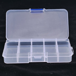10 Slot Adjustable Storage Organizer Box - Combat Miniatures