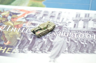 10pc 3D Printed 1/285 Scale British Churchill Tank Set - Combat Miniatures