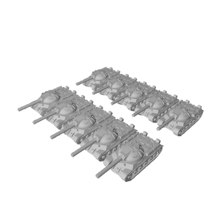 10pc 3D Printed 1/285 Scale Russian JS - 1 - Combat Miniatures