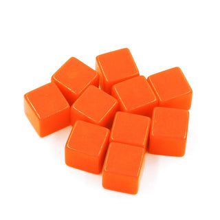 10pcs 16mm Blank Acrylic Dice - Combat Miniatures