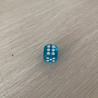 10PCS/Lot Dice Set 10 Colors High Quality Acrylic 6 Sided Transparent Dice For Club/Party/Family Games 14mm - Combat Miniatures