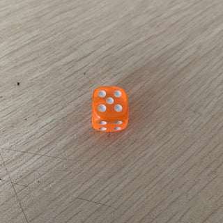 10PCS/Lot Dice Set 10 Colors High Quality Acrylic 6 Sided Transparent Dice For Club/Party/Family Games 14mm - Combat Miniatures