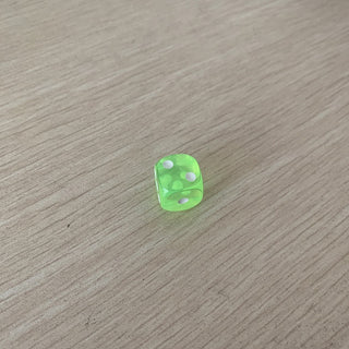 10PCS/Lot Dice Set 10 Colors High Quality Acrylic 6 Sided Transparent Dice For Club/Party/Family Games 14mm - Combat Miniatures