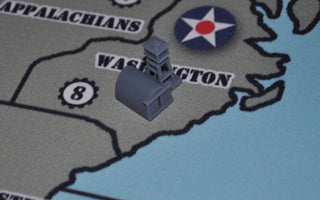 1/285 3D Printed Airport Tower w/ Hanger (x15) - Combat Miniatures