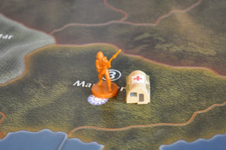 1/285 3D Printed Army Barracks/Field Hospital/Recruitment Center - Combat Miniatures