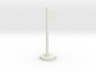 1/285 3D Printed Capital Flag Stand - Combat Miniatures