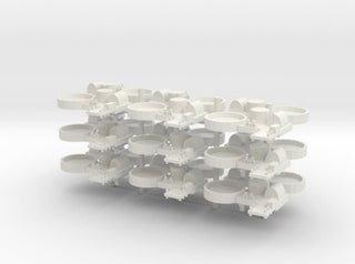 1/285 3D Printed Naval Base with AA Capabilities Style 2 (x18) - Combat Miniatures