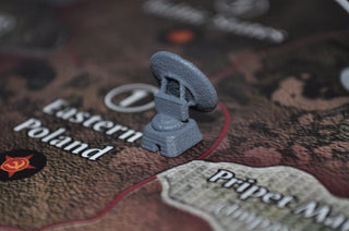 1/285 3D Printed RDF Radar Dish - Combat Miniatures