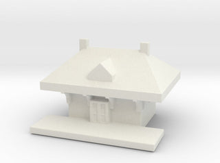1/285 3D Printed Scale Rail Station - Combat Miniatures