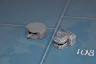 1/285 3D Printed "T" Concrete Bunker - Combat Miniatures