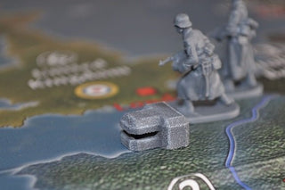 1/285 3D Printed "T" Concrete Bunker - Combat Miniatures