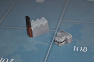 1/285 3D Printed "T" Concrete Bunker - Combat Miniatures