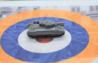 1/285 3D Printed UK Valentine III (x10) - Combat Miniatures