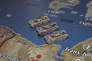 1/285 Custom Painted British Churchill Heavy Tank (x3) - Combat Miniatures