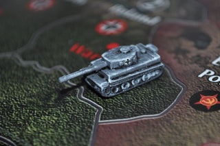 1/285 Custom Painted German Tiger I Tank (x3) - Combat Miniatures