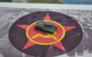 1/285 Scale 3D Printed Micro Armor Russian T - 34 Medium Tank (x5) - Combat Miniatures