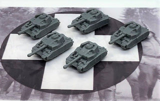 1/285 Scale Micro Armor Hungarian Turan III Med. Tank (x5) - Combat Miniatures