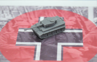 1/285 Scale Micro Armour 3D Printed Tiger Tank (x5) - Combat Miniatures