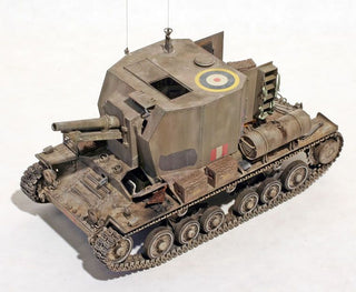 1/285 Scale WW2 British Self - Propelled Artillery (x5) - Combat Miniatures