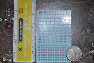 1/285 Union Jack British Flag Water Slide Decals - Combat Miniatures