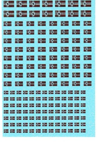 1/285 WW2 German Naval Flag Water Slide Decal - Combat Miniatures