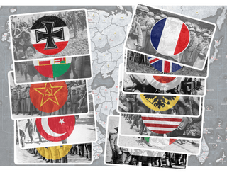 12pc Kings & Kaisers Combat Label Set - Combat Miniatures