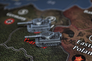 1/300 - 1/600 Bahnschrift Font Numbers in White - Combat Miniatures