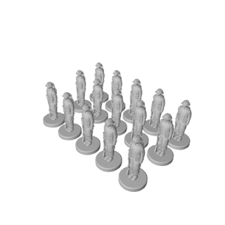 1/72 3D Printed Canadian Infantry (x15) - Combat Miniatures
