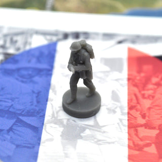 1/72 3D Printed WW1 French Infantry (x10) - Combat Miniatures