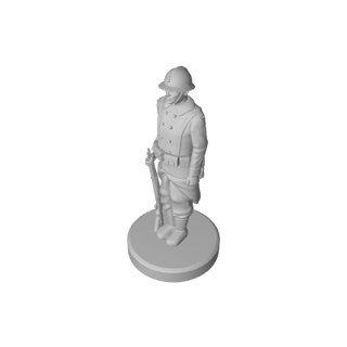 1/72 3D Printed WW2 French Infantry (x10) - Combat Miniatures