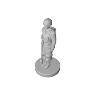 1/72 3D Printed WW2 US Soldier - Combat Miniatures