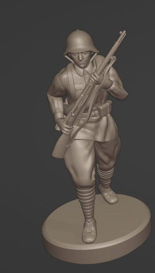 1/72 Scale 3D Printed Republican Spanish/Early War Soviet Infantry - Combat Miniatures