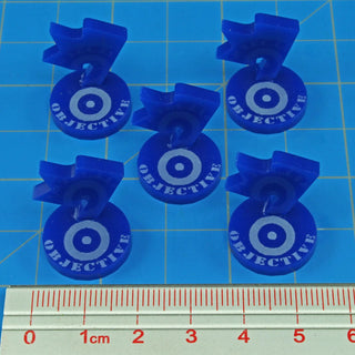 20Pc WWII American, British, German & Soviet Union Mini Objective Markers - Combat Miniatures