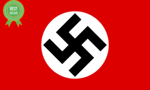 1/285 WW2 German National Socialist Flag Water Slide Decal