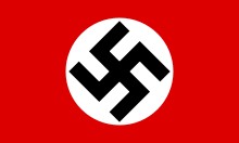 WW2 German National Socialist Flag Water Slide Decal (2 sizes)